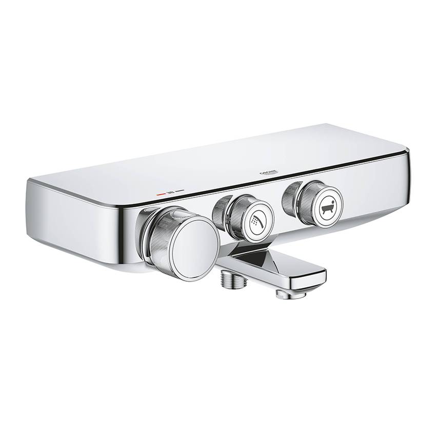 Смеситель для ванны Grohe Grohtherm SmartControl 34718000 хром