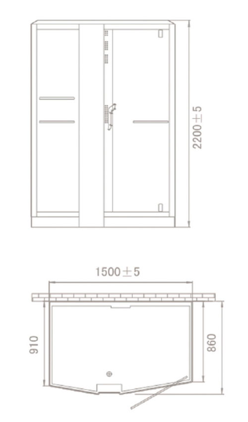 Душевая кабина Orans OLS-SR89102S white изображение
