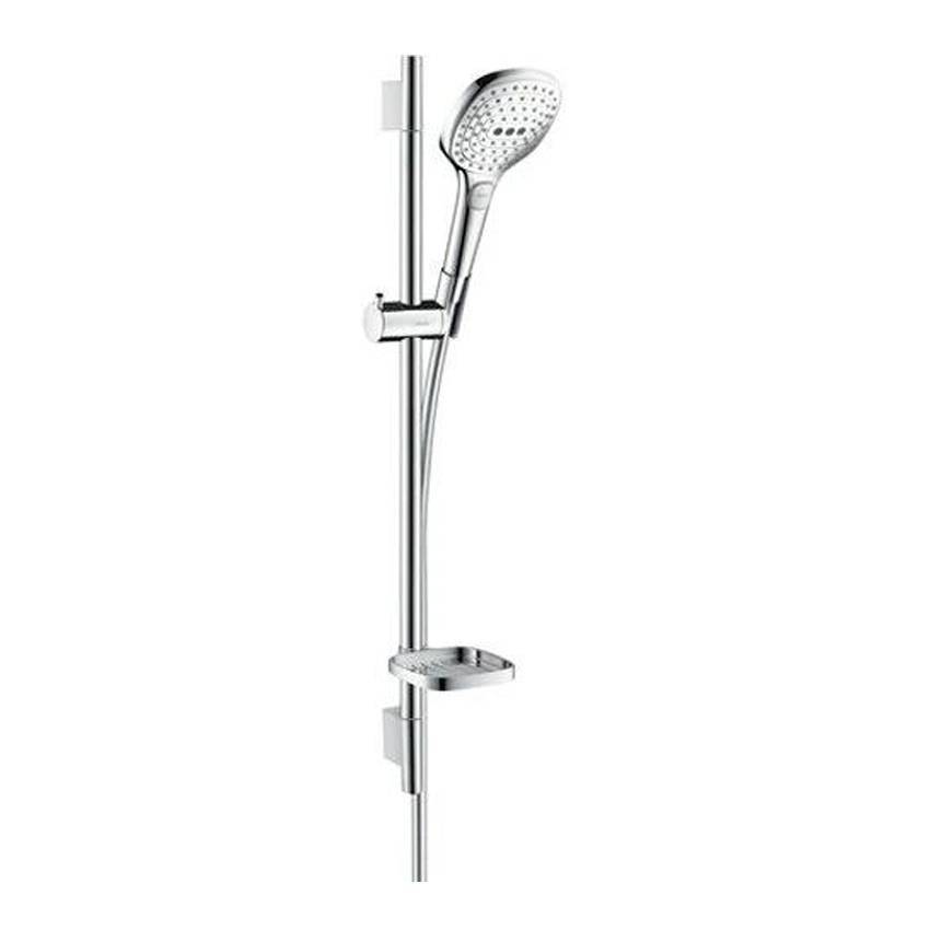 Душевой гарнитур Hansgrohe Raindance Select 120 3jet 26620000 со штангой 65 см и мыльницей, хром