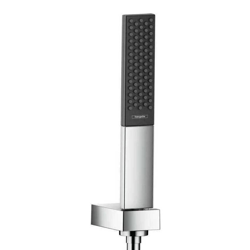 Душевой набор Hansgrohe Rainfinity 26856000 с держателем 100 1jet со шлангом 160 см, хром/черный