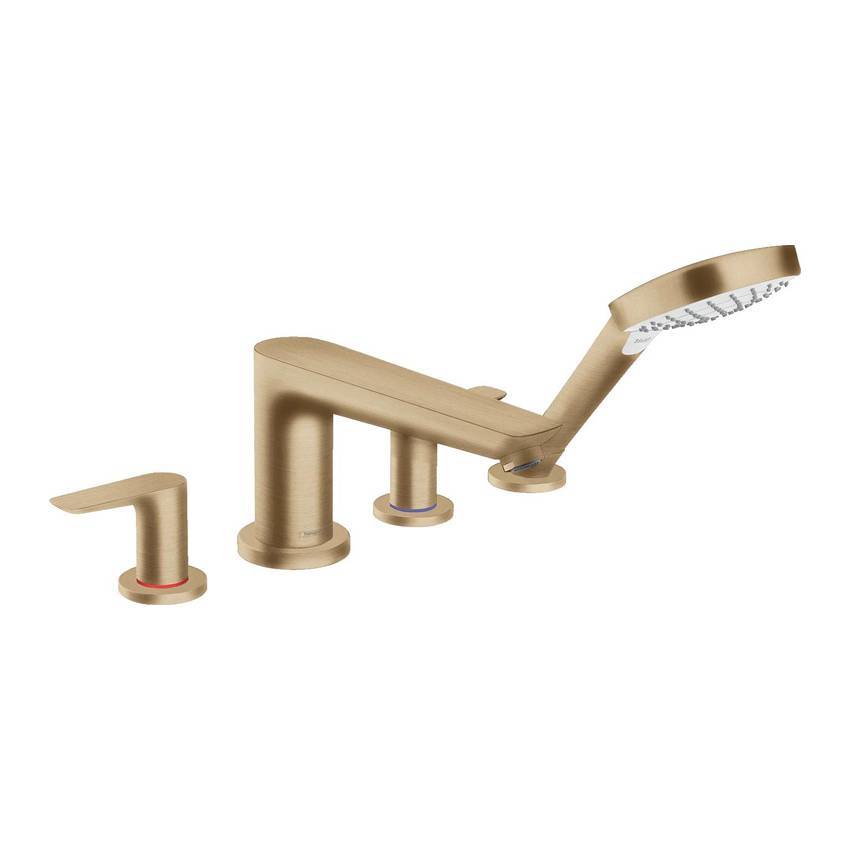 Смеситель на край ванны Hansgrohe Talis E 71748140, бронза