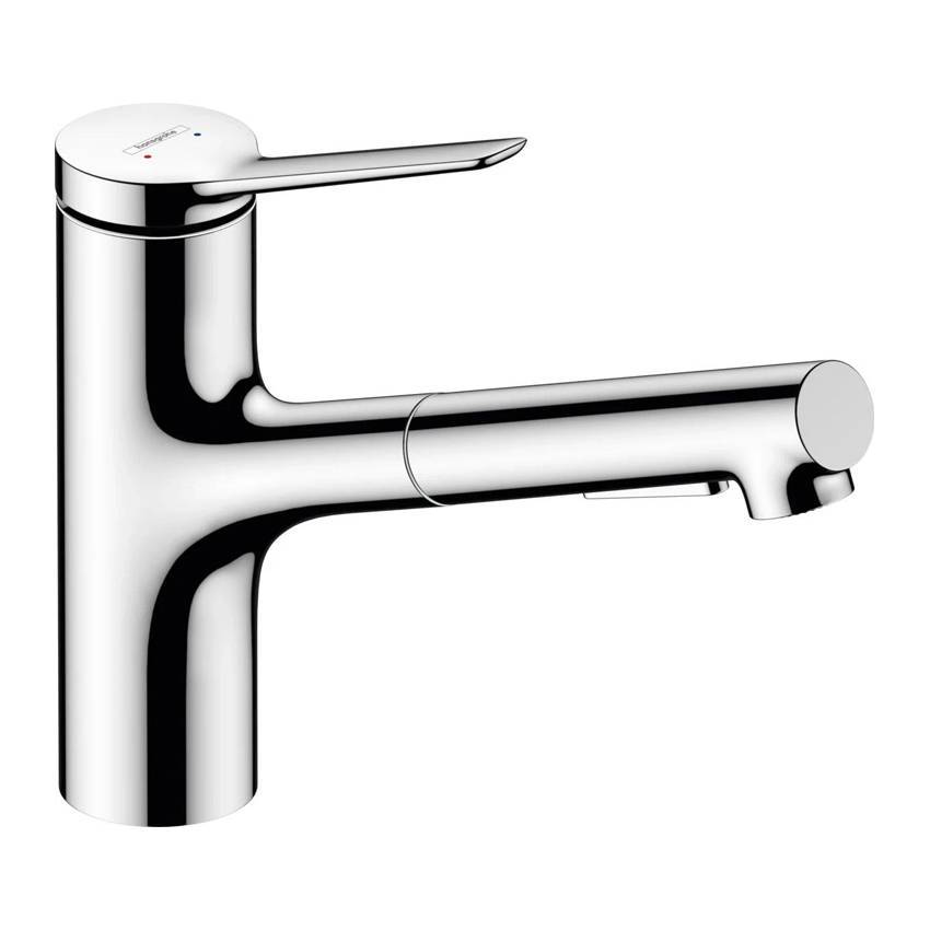 Кухонный смеситель Hansgrohe Zesis M33 74800000 с выдвижным изливом