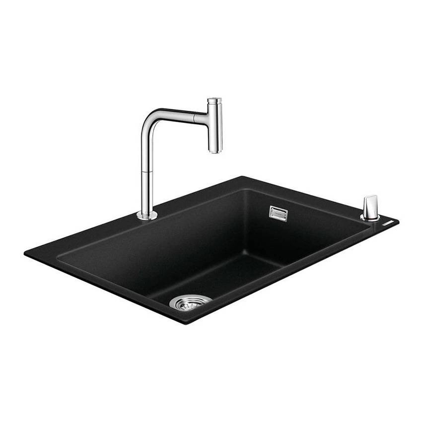 Кухонная мойка с встроенным смесителем Hansgrohe C51-F660-07 77x51 43218000