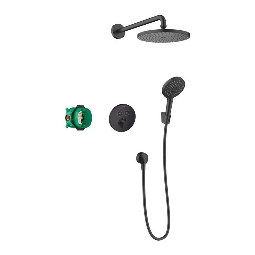 Душевая система Hansgrohe Raindance S 240 1 jet 27959670 черный матовый