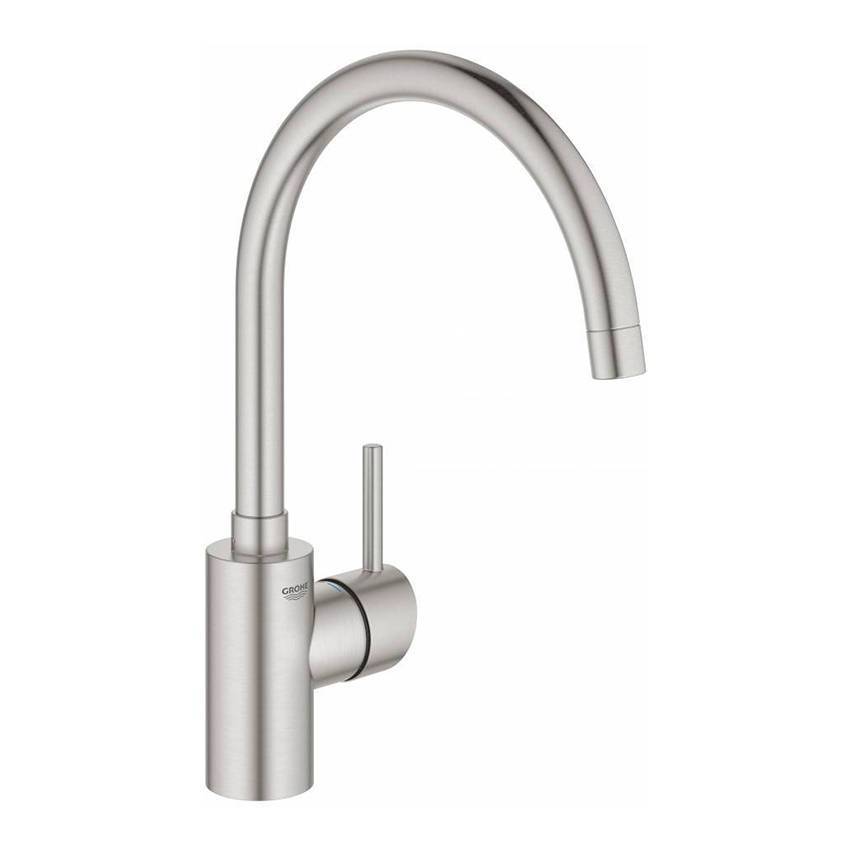 Смеситель для кухни Grohe Concetto New 32661DC3 суперсталь с высоким изливом