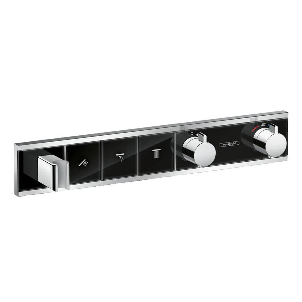 Термостат Hansgrohe RainSelect 15356600 для 3 потребителей, черный хром