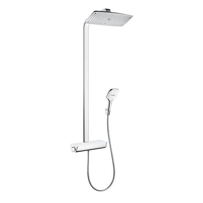 Душевая стойка Hansgrohe Raindance Select E 360 27112400 Showerpipe белый/хром