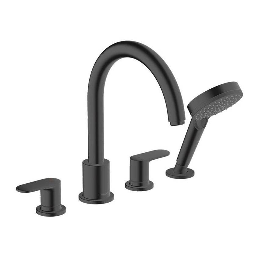 Смеситель на край ванны Hansgrohe Vernis Blend 71456670 черный