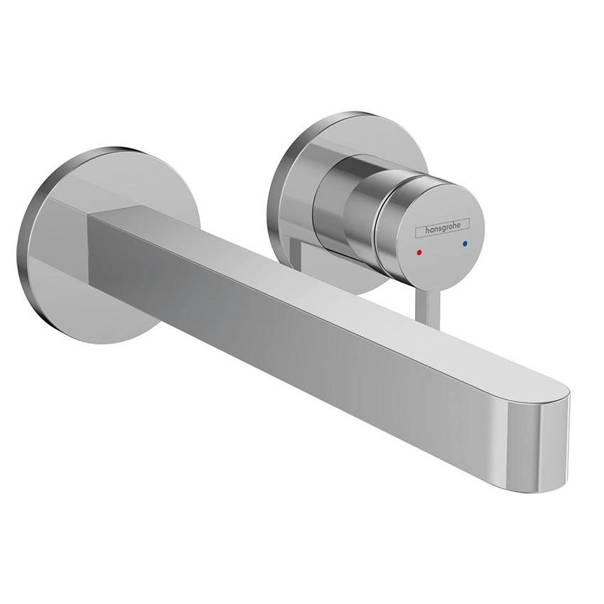 Смеситель для раковины Hansgrohe Finoris со сливным гарнитуром 76050000 хром глянцевый
