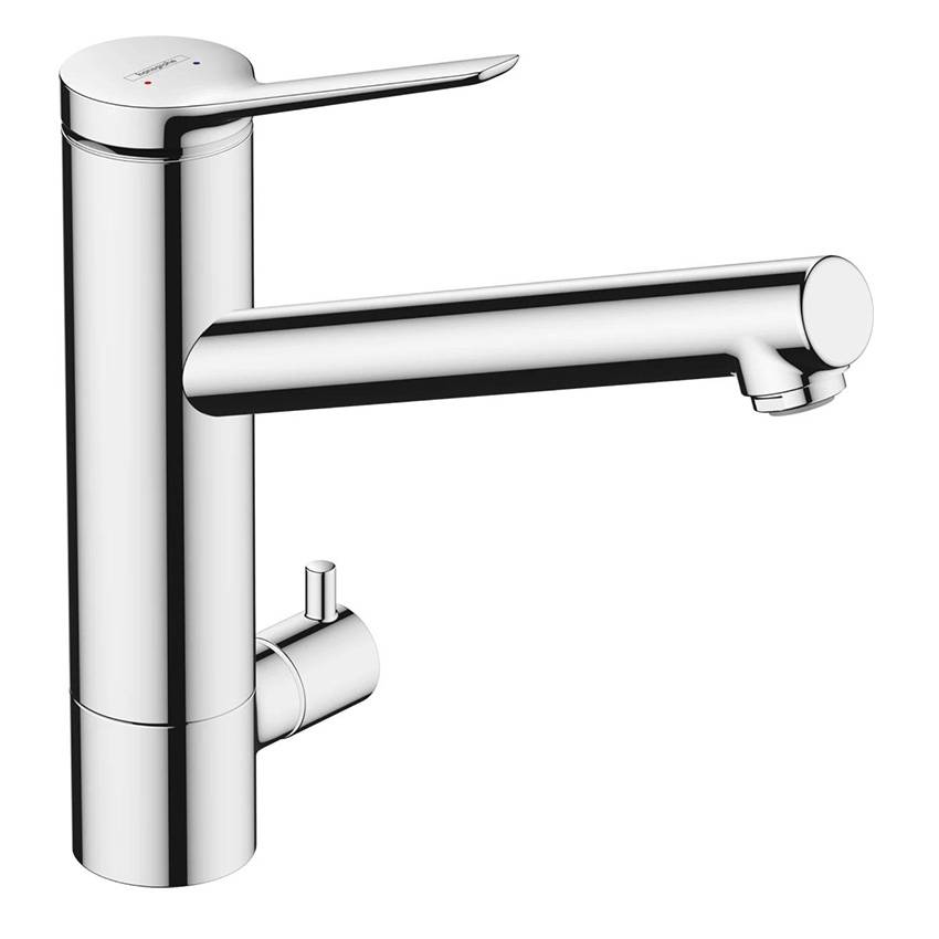 Кухонный смеситель Hansgrohe Zesis M33 1jet с запорным вентилем