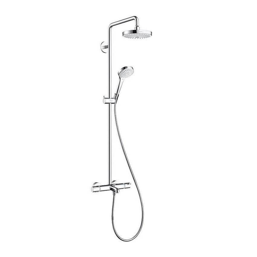 Душевая стойка Hansgrohe Croma Select S 180 2 jet 27351400 белый/хром