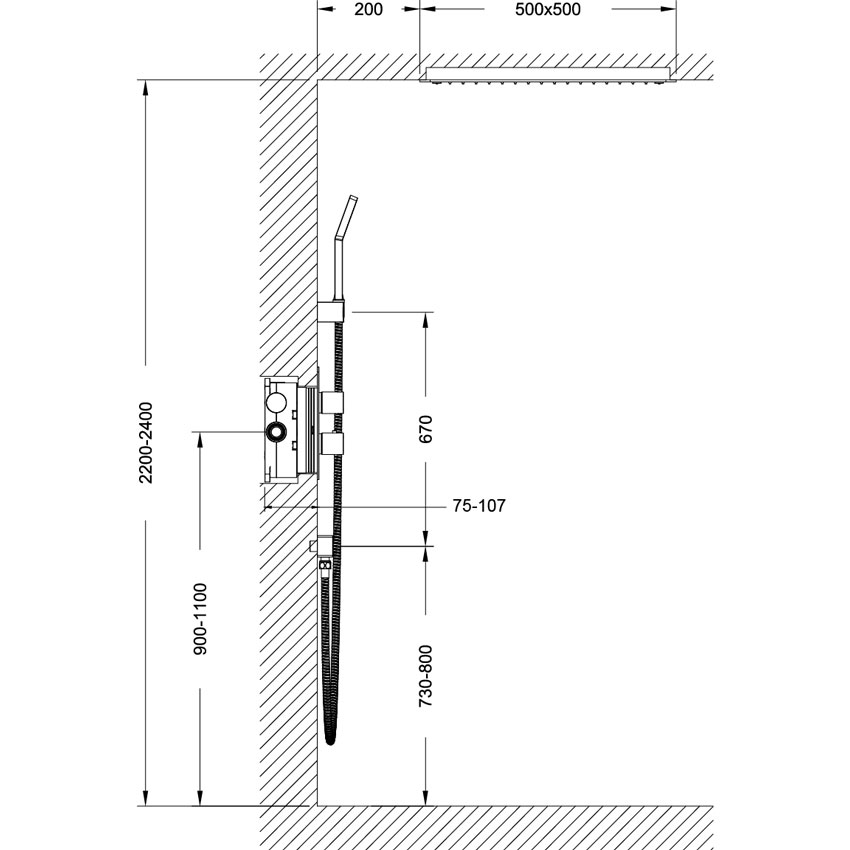 Душевая система встроенная с термостатом Timo Petruma SX-5029/17SM золото матовое изображение