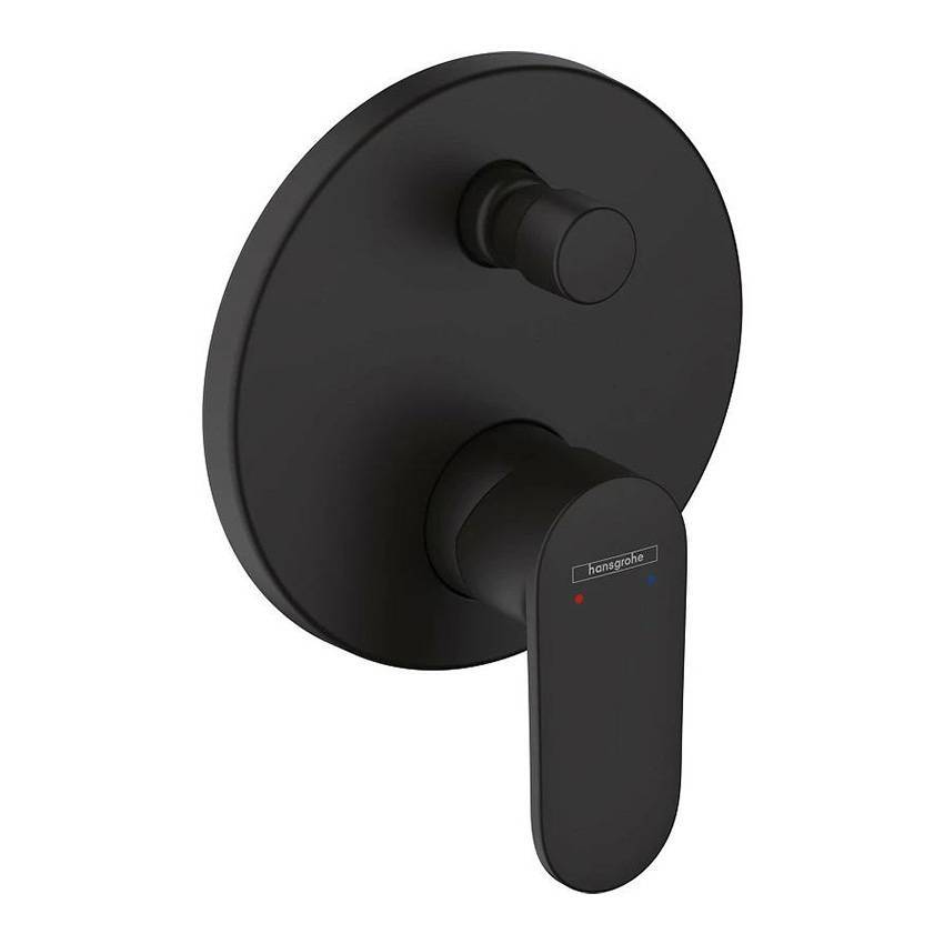 Встраиваемый смеситель Hansgrohe Vernis Blend 71466670 (внешняя часть) матовый черный