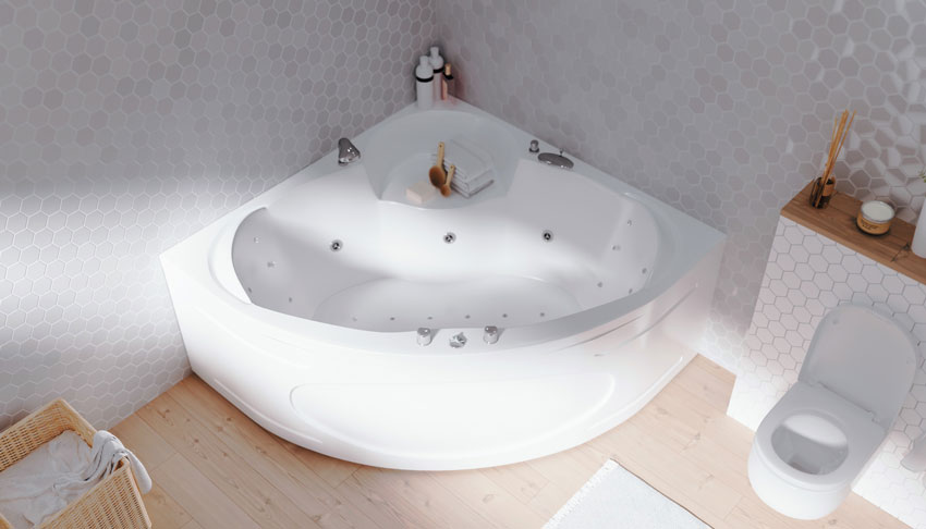 Ванна акриловая Marka One Trapani 140x140 изображение