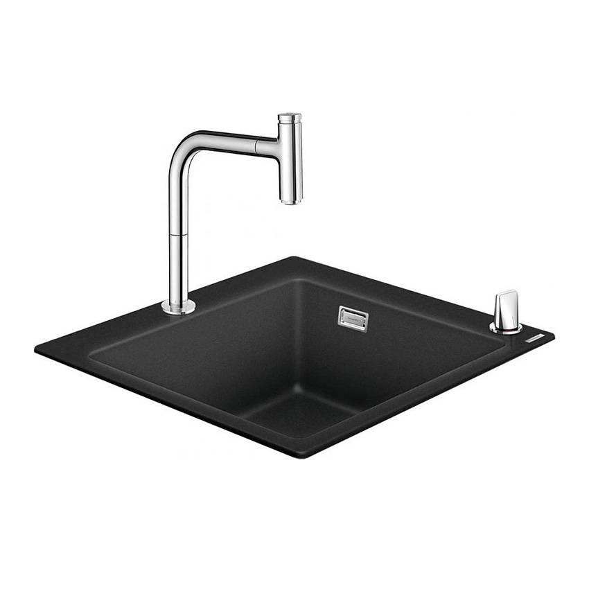 Кухонная мойка с встроенным смесителем Hansgrohe C51-F450-06 56x51 43217000