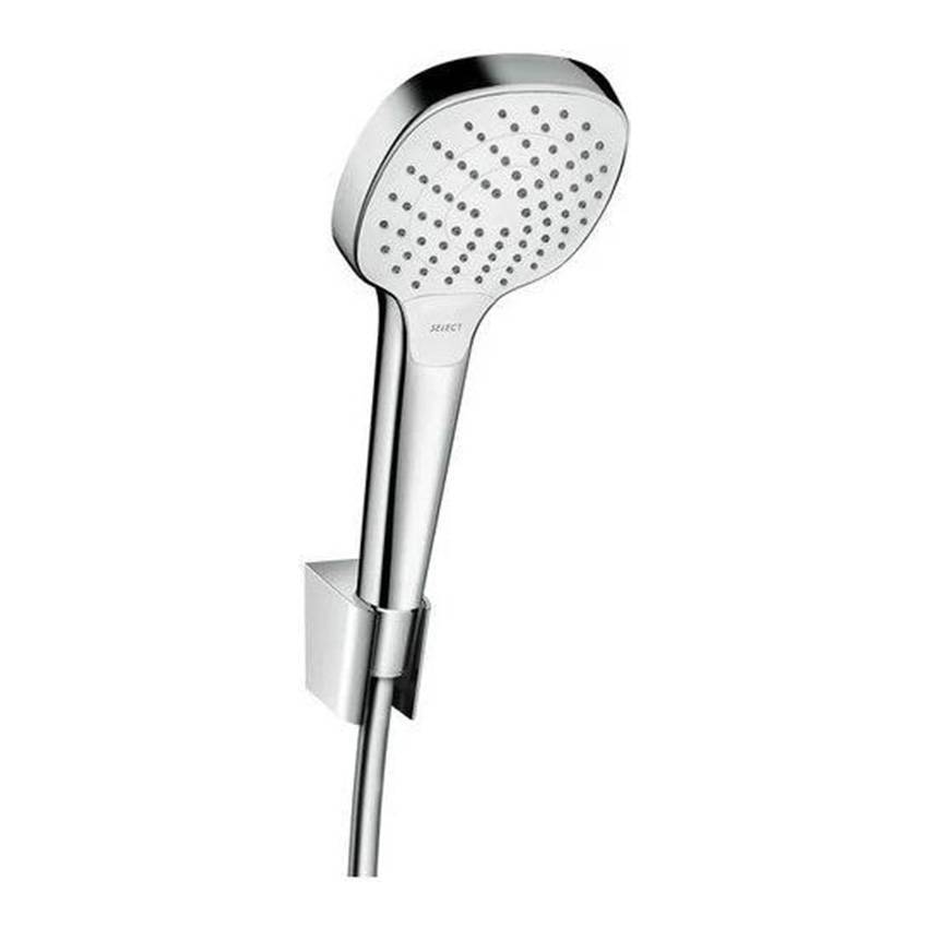 Душевой набор Hansgrohe Croma Select E 26425400, Vario с держателем и шлангом 125 см, белый/хром