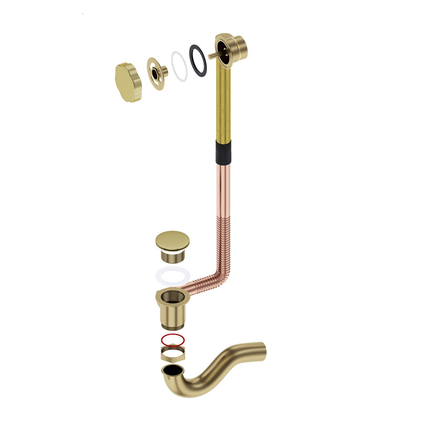 Слив перелив Timo 8004 gold изображение