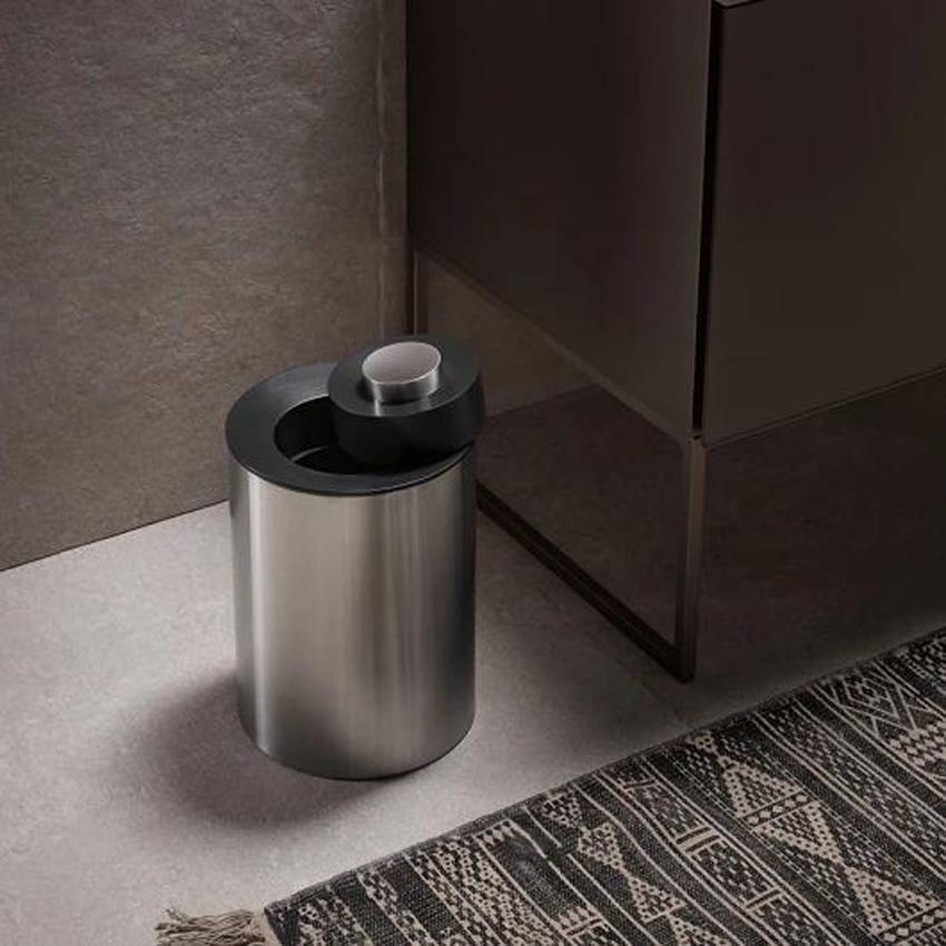 Мусорное ведро Keuco Plan 04989010037 хром изображение