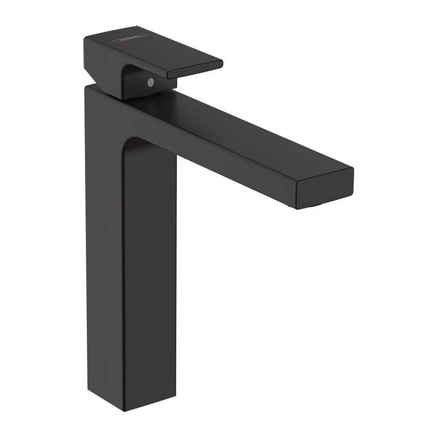 Смеситель для раковины Hansgrohe Vernis Shape 71591670 матовый черный