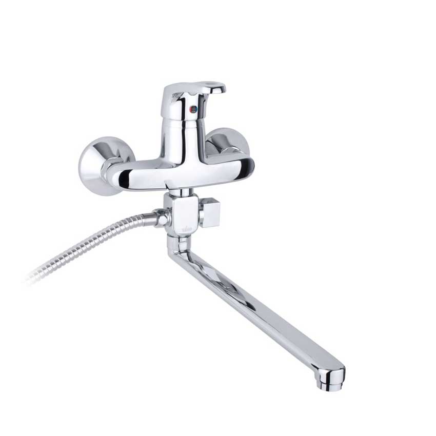 Смеситель для ванны с душем, с длинным изливом Timo Standard 1935Y chrome