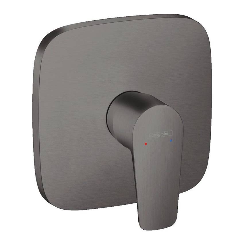 Смеситель для душа Hansgrohe Talis E (внешняя часть) шлифованный, черный хром (71765340)