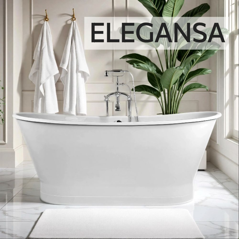 Ванна чугунная Elegansa Sabine White