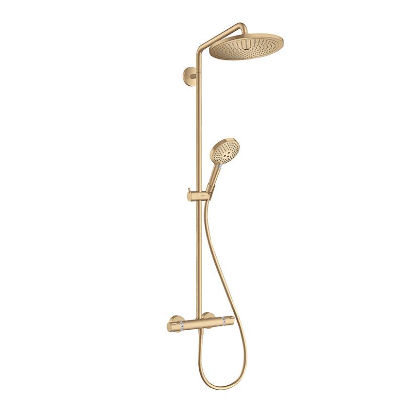 Душевая система Hansgrohe Croma Select S Showerpipe 280 1jet 26890140 шлифованная бронза