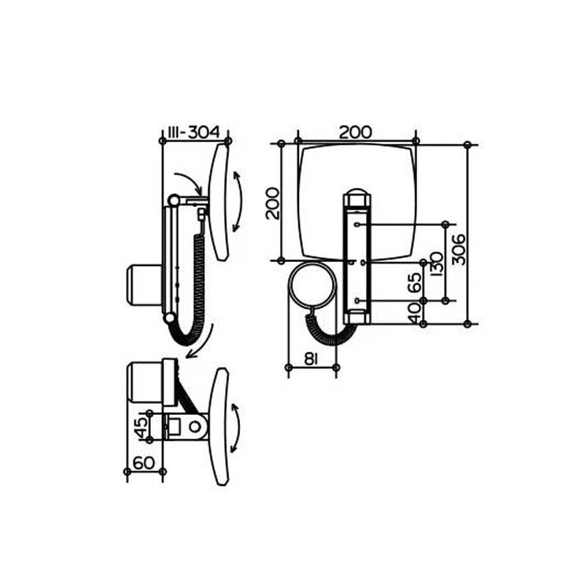 Косметическое зеркало Keuco iLook_ move 17613019000 изображение