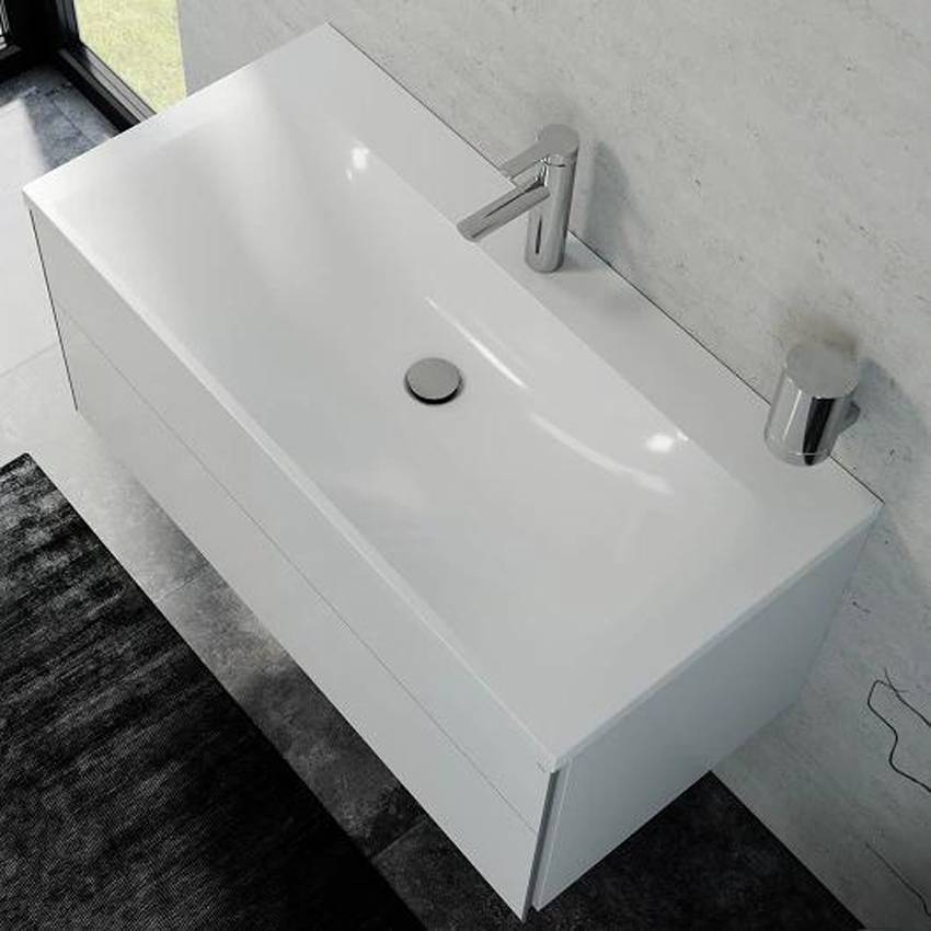 Тумба с раковиной Keuco Royal Reflex 39604210100 белая изображение