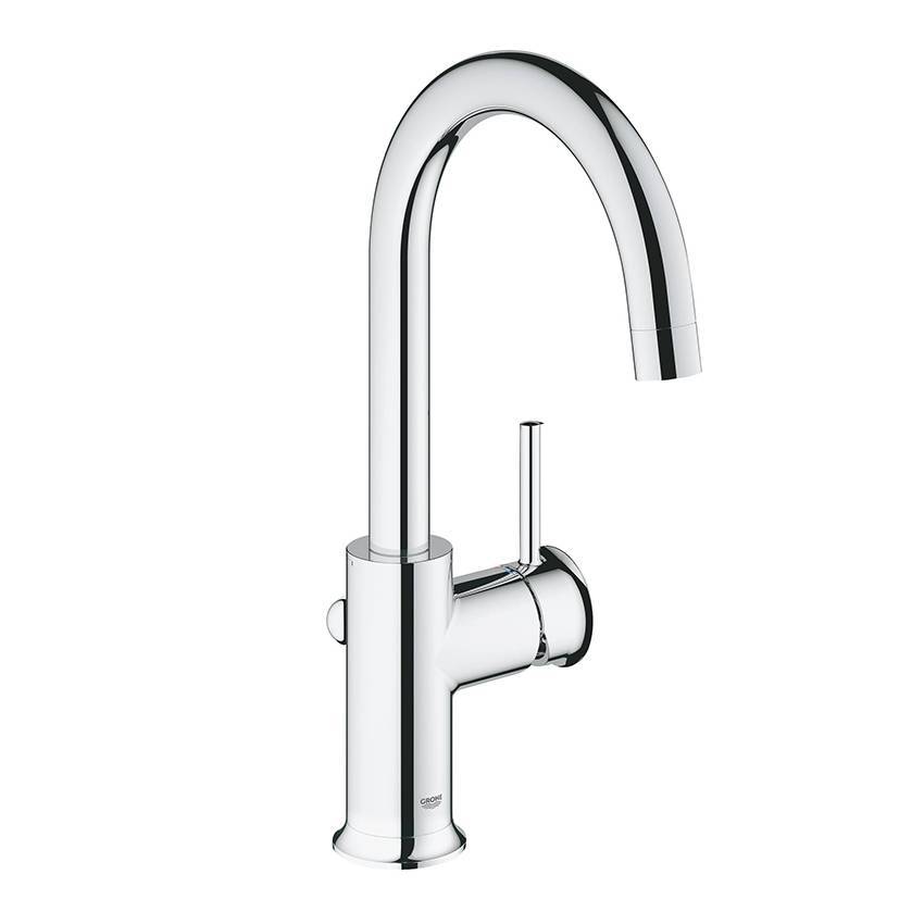 Смеситель для раковины Grohe BauClassic DN 15 23095000 со сливным гарнитуром, хром