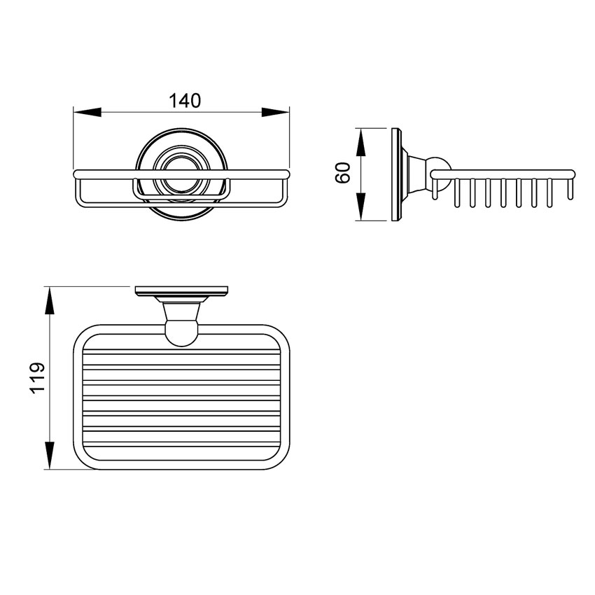 Мыльница Timo Nelson 160023/02 антик изображение