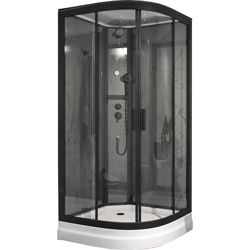 Душевая кабина Timo Premium ILMA Black 909