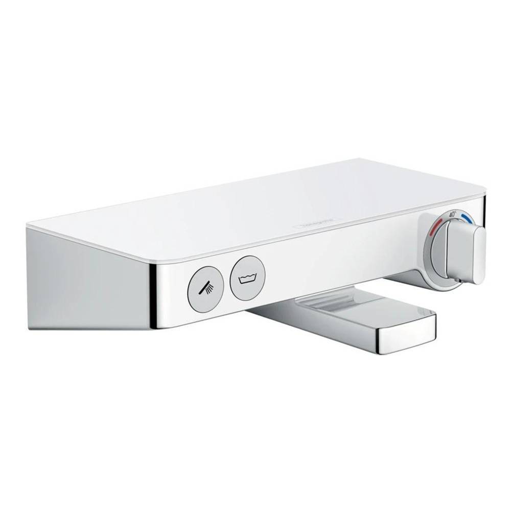 Смеситель для ванны с термостатом Hansgrohe Ecostat Select Push белый/хром 13151400