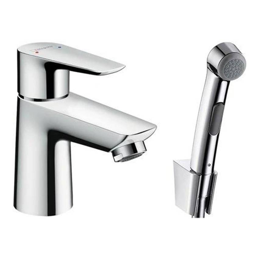Смеситель для раковины Hansgrohe Talis E 71729000 с гигиеническим душем