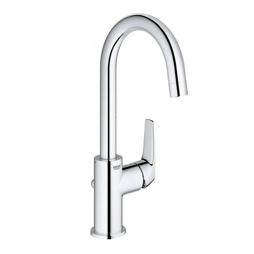 Смеситель для раковины Grohe BauFlow 23753000 с донным клапаном