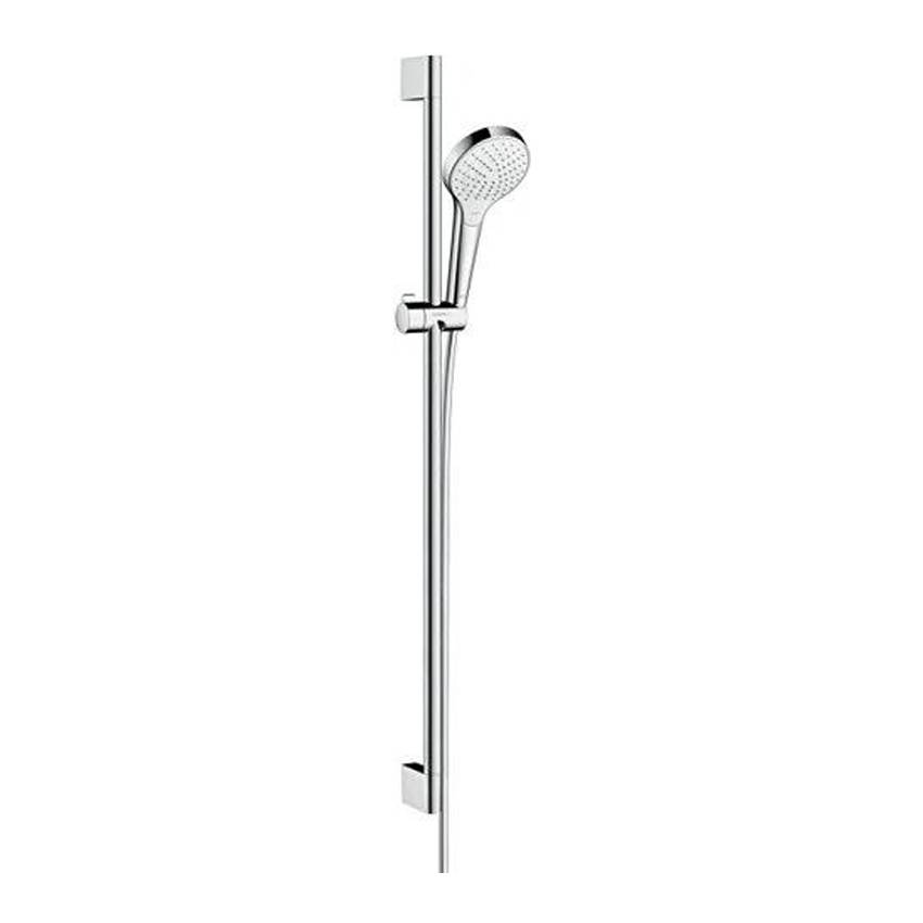Душевой набор Hansgrohe Croma Select S Vario 26572400 со штангой 90 см, белый/хром