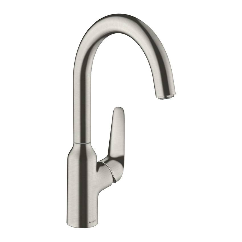 Смеситель для кухни Hansgrohe Focus M42 71802800, сталь