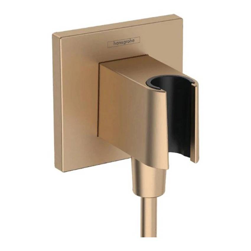 Шланговое подсоединение Hansgrohe Fixfit E шлиф.бронза 26889140