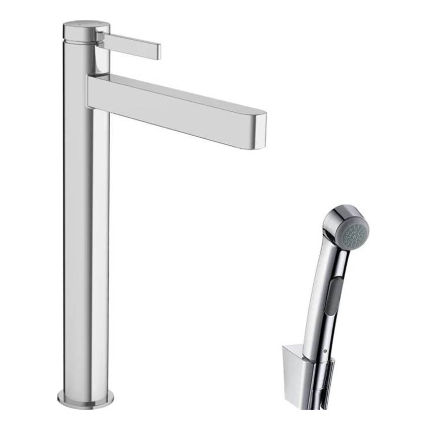Смеситель для раковины Hansgrohe Finoris 260 с гигиеническим душем 76220000