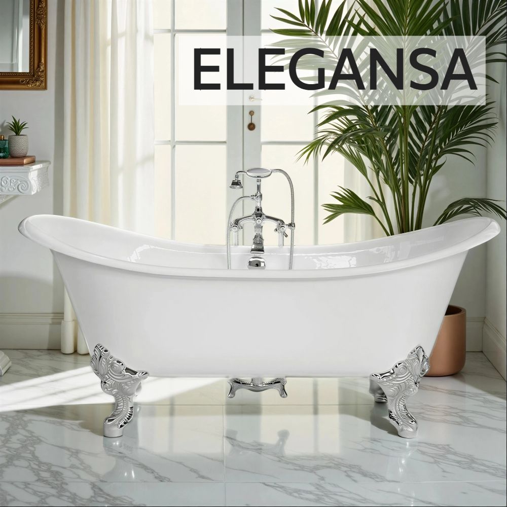 Ванна чугунная Elegansa Nadia White