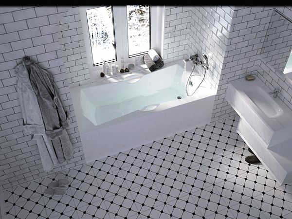Ванна акриловая 1Marka Agora 170x75 изображение