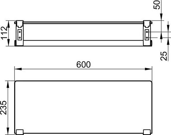 Полка для полотенец Keuco Plan 14975010000 изображение