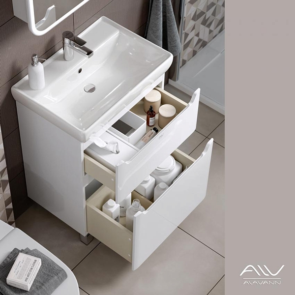Комплект мебели Alavann Lana 70 белый изображение