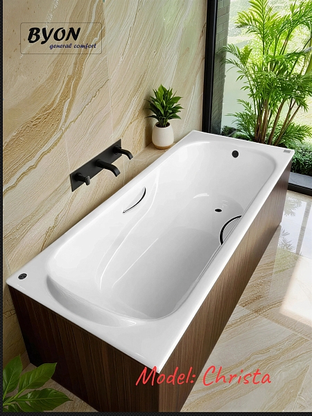 Ванна чугунная Byon Christa 180x80x45 изображение