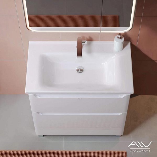Комплект мебели Alavann Lana 80 белый изображение