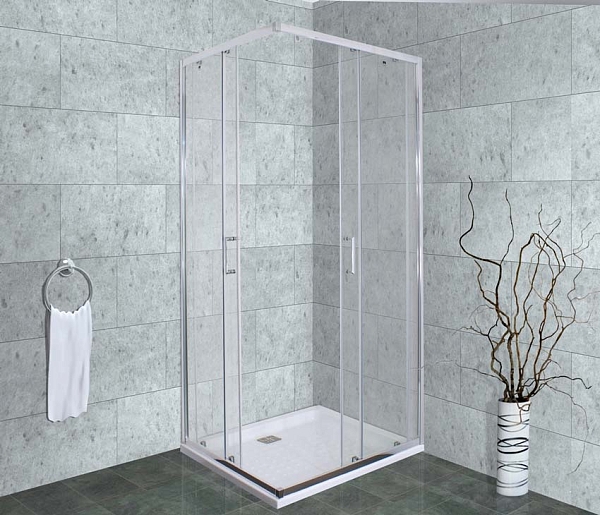 Душевой угол Timo Altti 611 Clean Glass 100х100х190 изображение