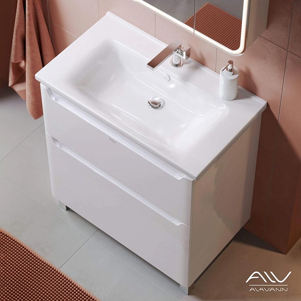 Комплект мебели Alavann Lana 80 белый изображение