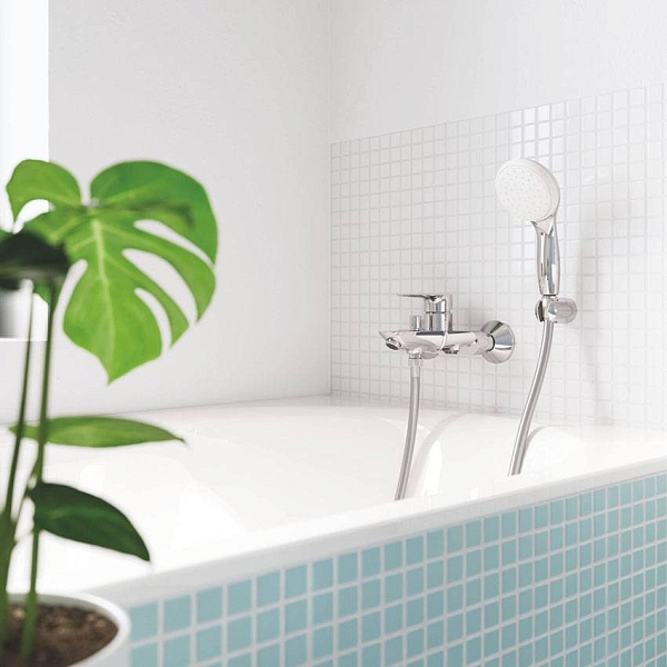 Смеситель для ванны Grohe BauEdge 23604001 хром изображение