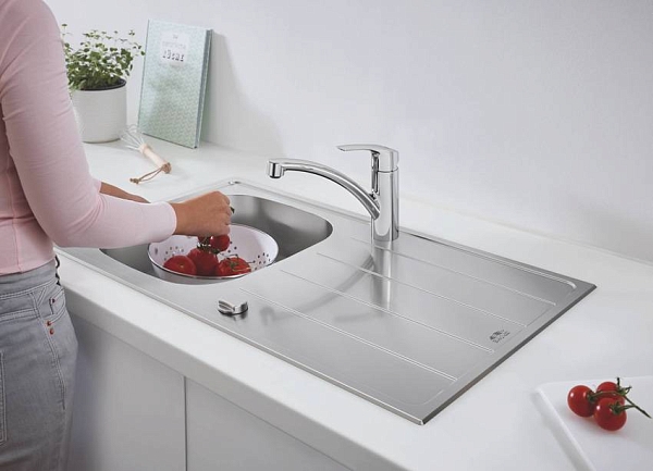 Смеситель для кухни Grohe Eurosmart 2021 33281003 хром изображение