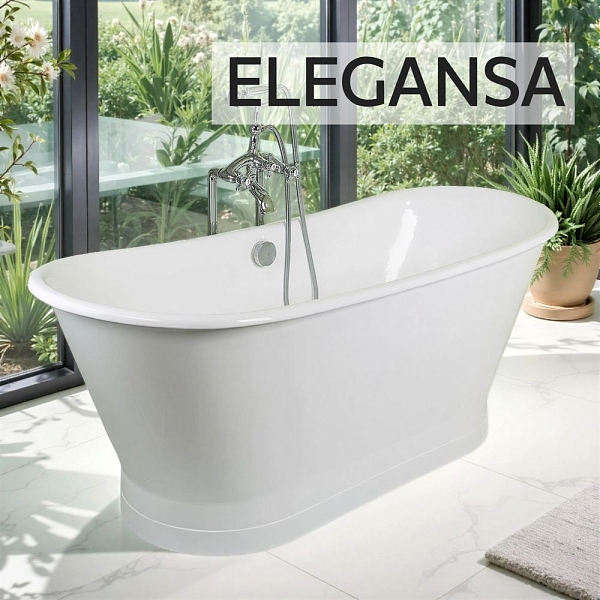 Ванна чугунная Elegansa Sabine White изображение